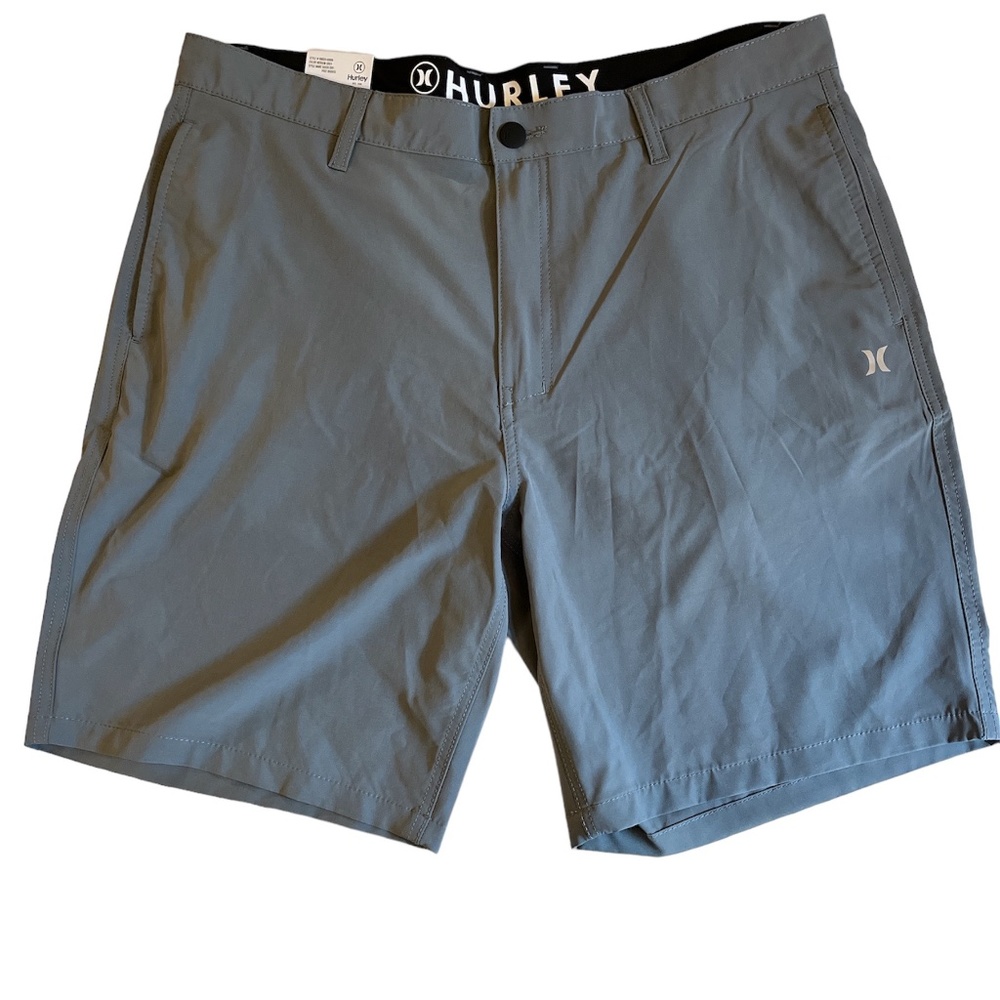 NEW Size 38 Hurley All Day Hybrid WalkShort Men's Hits at the Knee Cool Grey